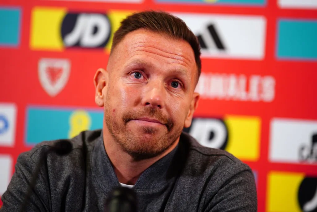 Craig Bellamy reacts after Wales throw away Nations League lead over Iceland