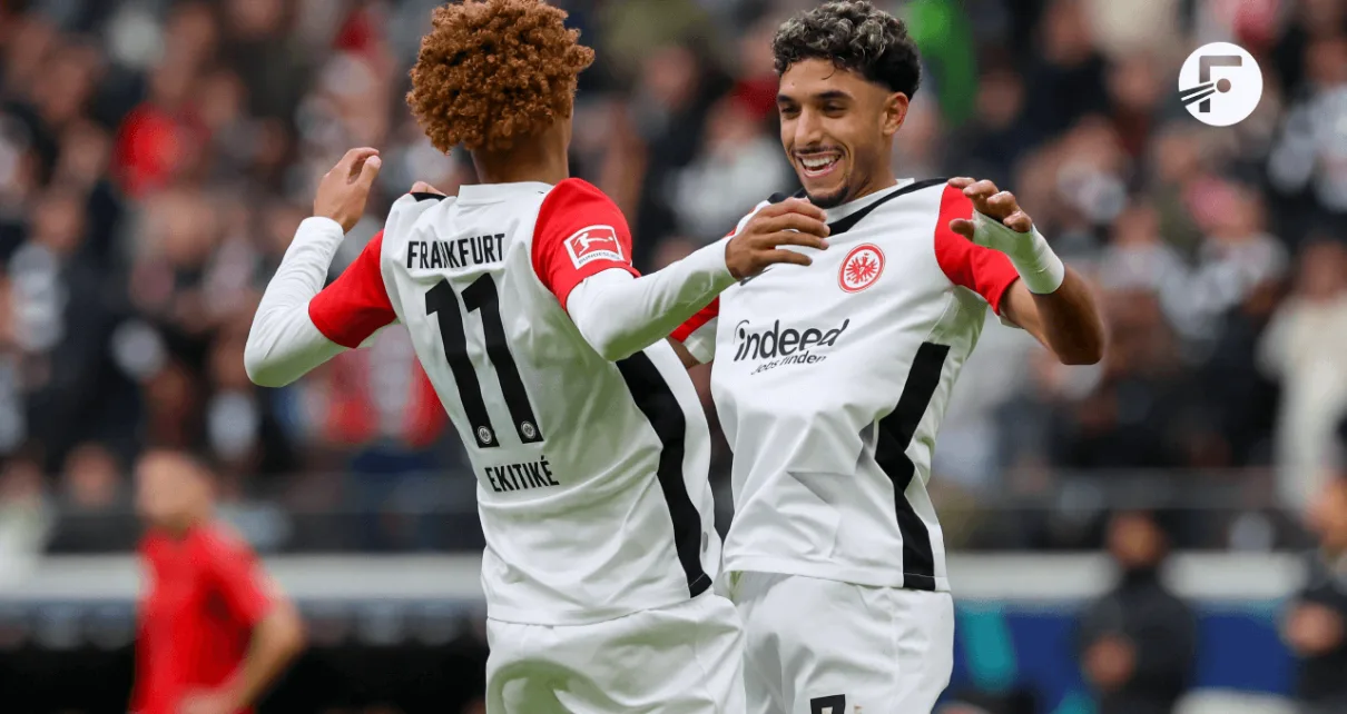 Hugo Ekitike and Omar Marmoush, the centre-forward pairing firing for Frankfurt