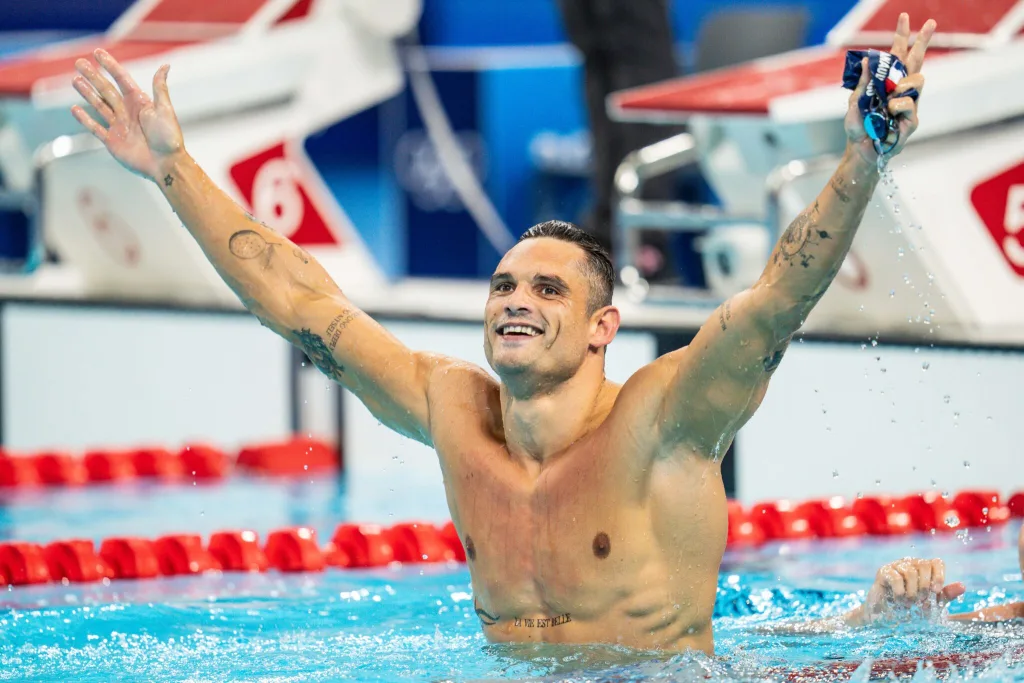 Florent Manaudou Brought The Slow Clap to Swimming & With It, an Unforgettable Olympic Moment