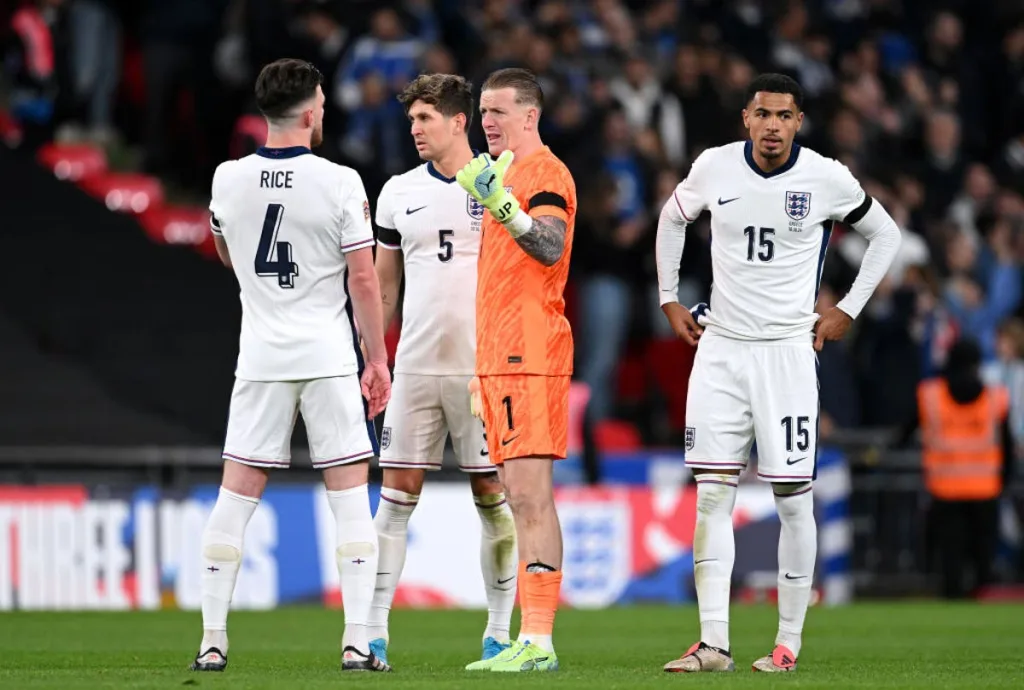 Jordan Pickford insists England ‘weren’t far off’ despite dismal Greece defeat