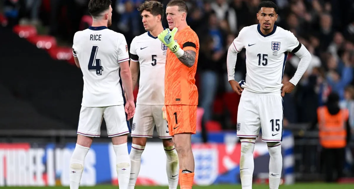 Jordan Pickford insists England ‘weren’t far off’ despite dismal Greece defeat