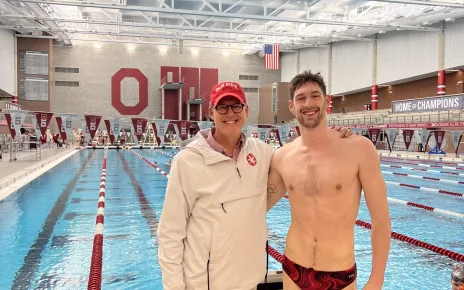 Hunter Armstrong Returns to Train at Ohio State Toward LA2028 Olympics