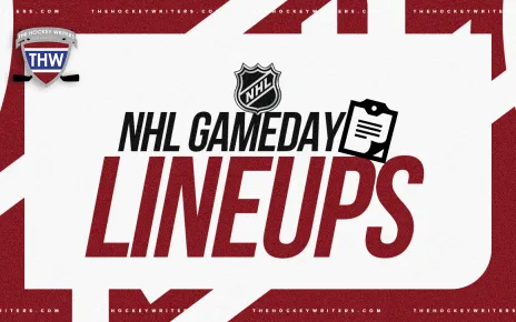 NHL Projected Lineups, Starting Goalies, Injuries, Updates – The Hockey Writers – Column