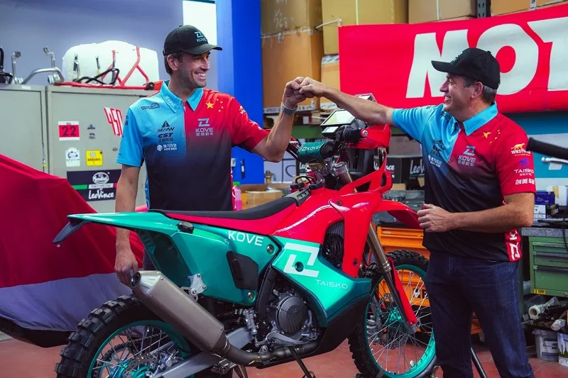 Ottavio Missoni Jr., Cesare Zacchetti to race 2025 Dakar Rally for Team Kove Italia