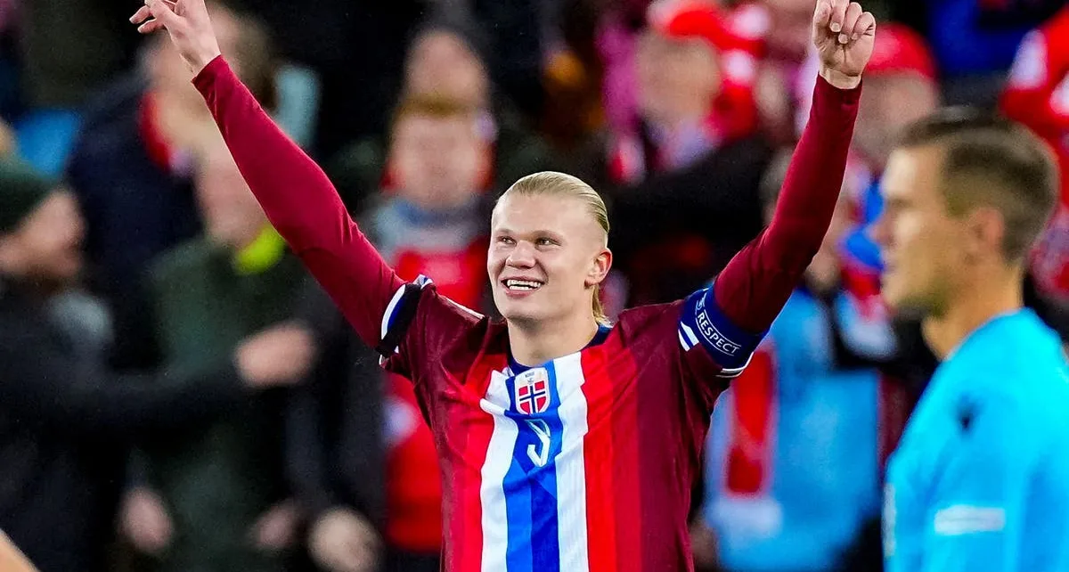 Erling Haaland becomes Norway’s all-time record goalscorer in just his 36th international match