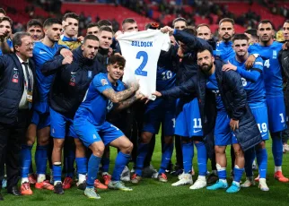 Greece goal hero dedicates win over England to George Baldock following former teammate’s death