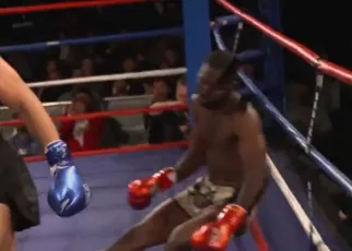 Video: Kickboxer suffers brutal knockout, awkwardly bounces off ropes like whacky inflatable tube man