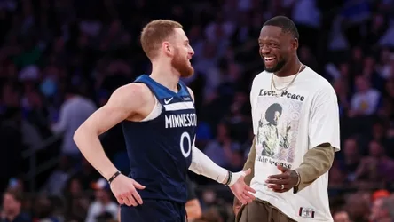 In MSG return, Donte DiVincenzo trades words with Knicks’ bench, assistant Rick Brunson