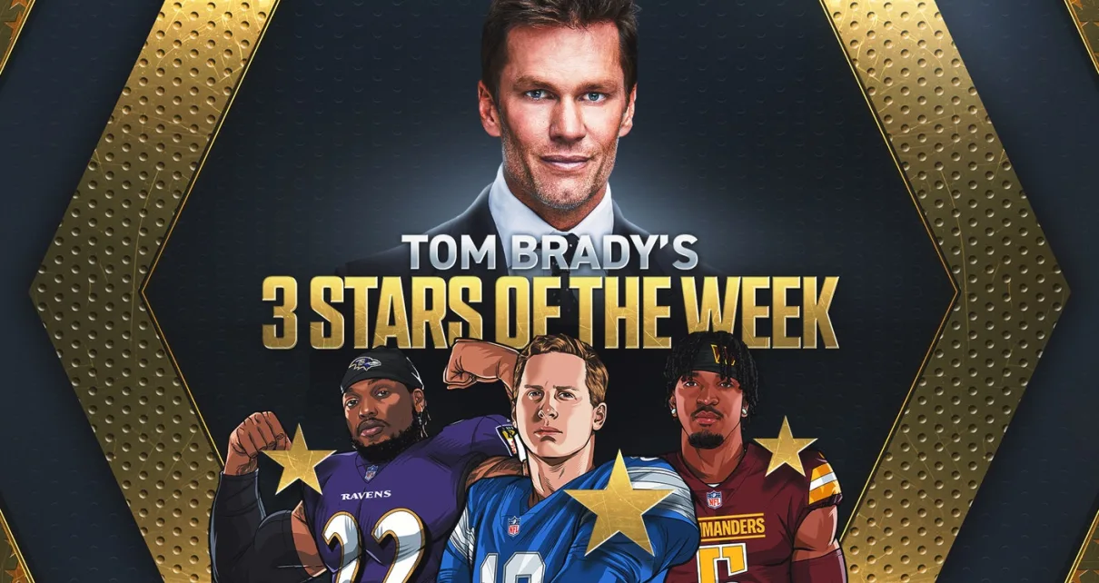 Tom Brady’s 3 Stars of Week 4, including Lions’ Jared Goff