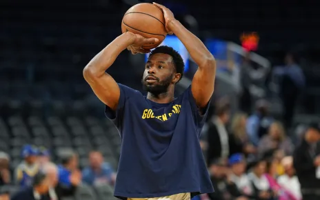 Healthy Wiggins practices, but Warriors preseason status undecided