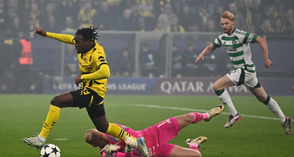 Celtic crash back down to earth in Champions League with 7-1 loss at Dortmund