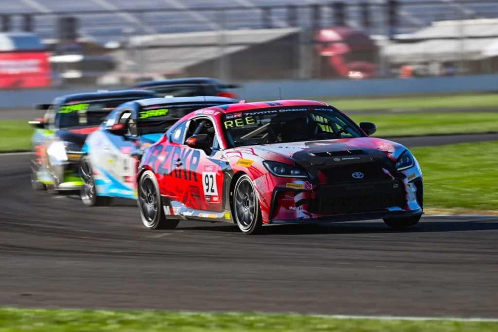 Keanu Reeves races the Toyota GR Cup season finale