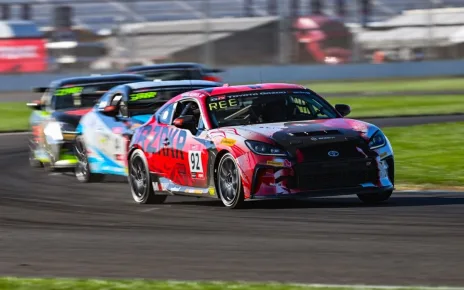 Keanu Reeves races the Toyota GR Cup season finale