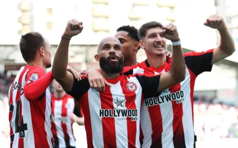 Brentford triumph in eight-goal thriller as Leicester secure first win of the season