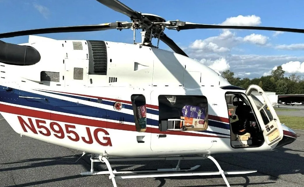 NASCAR teams using helicopters to help Hurricane Helene victims 