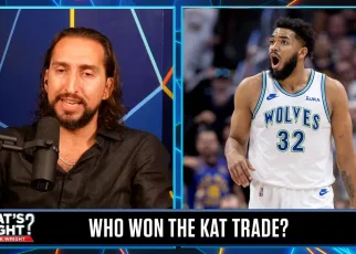 Nick questions the ‘weird’ Karl-Anthony Towns trade between the T-Wolves and Knicks | What’s Wright?