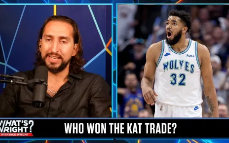 Nick questions the ‘weird’ Karl-Anthony Towns trade between the T-Wolves and Knicks | What’s Wright?