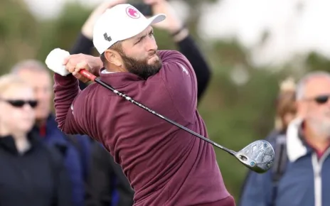 Jon Rahm contending at 2024 Alfred Dunhill Links Championship after shooting 7 under in Round 1 at Carnoustie