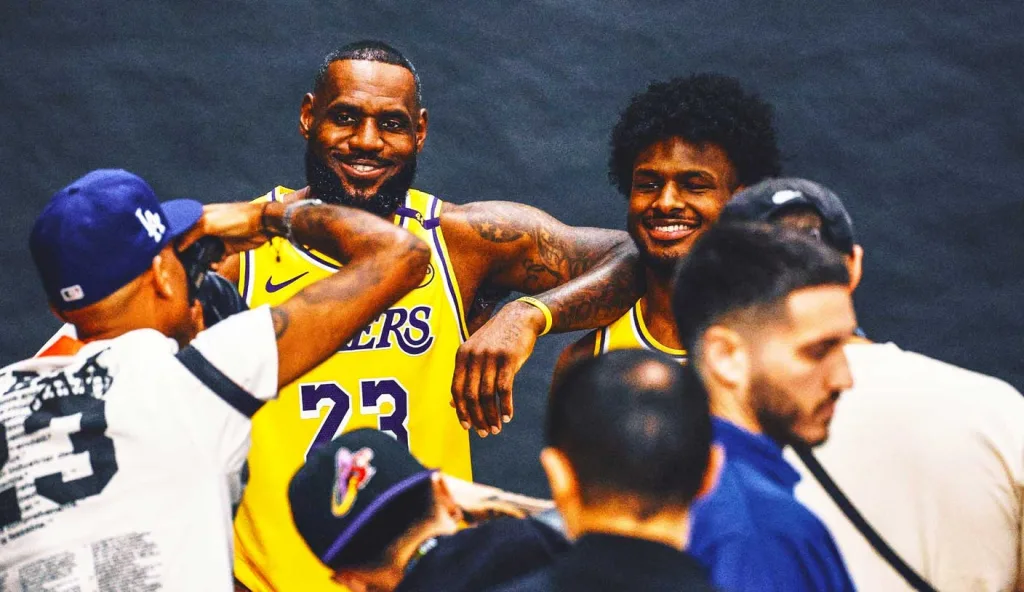 LeBron has found new purpose playing with Bronny: ‘It gives you a lot of life’