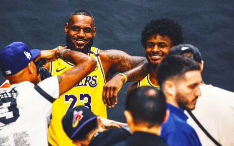 LeBron has found new purpose playing with Bronny: ‘It gives you a lot of life’