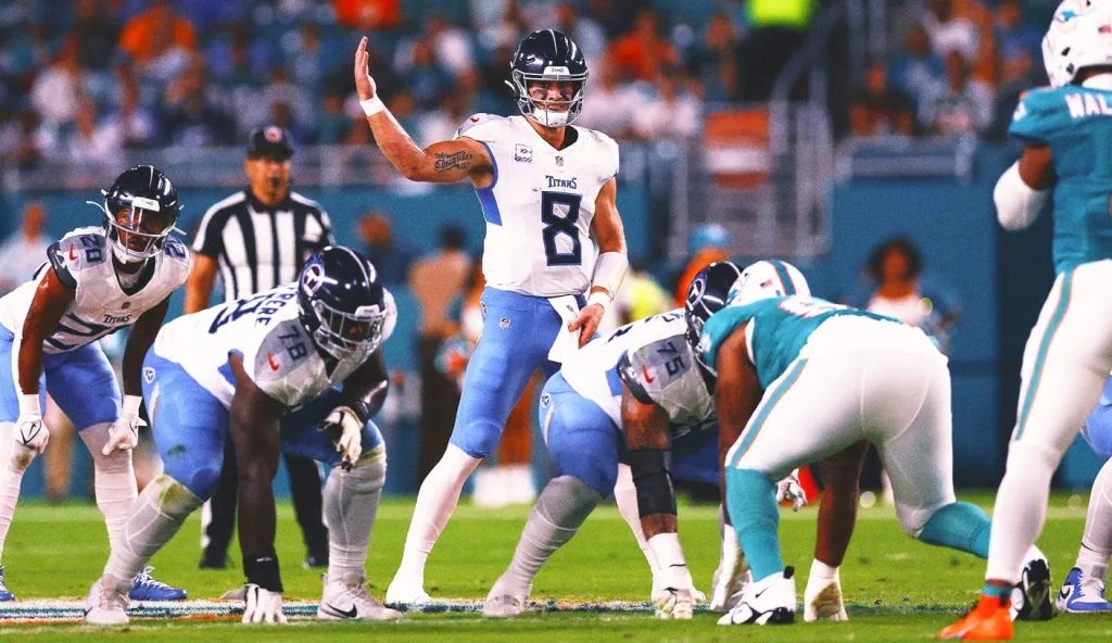 Titans quarterback Will Levis exits with shoulder injury vs. Dolphins