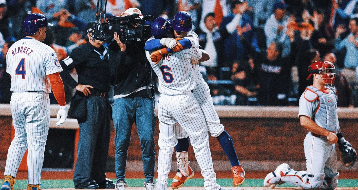 Lindor’s grand slam sends Mets into NLCS with 4-1 win over Phillies in Game 4 of NLDS