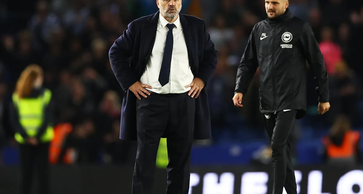 Furious Ange Postecoglou labels ‘unacceptable’ Tottenham collapse at Brighton as ‘worst defeat’