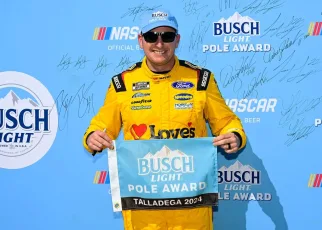 Michael McDowell earns Talladega Cup pole for Front Row Motorsports