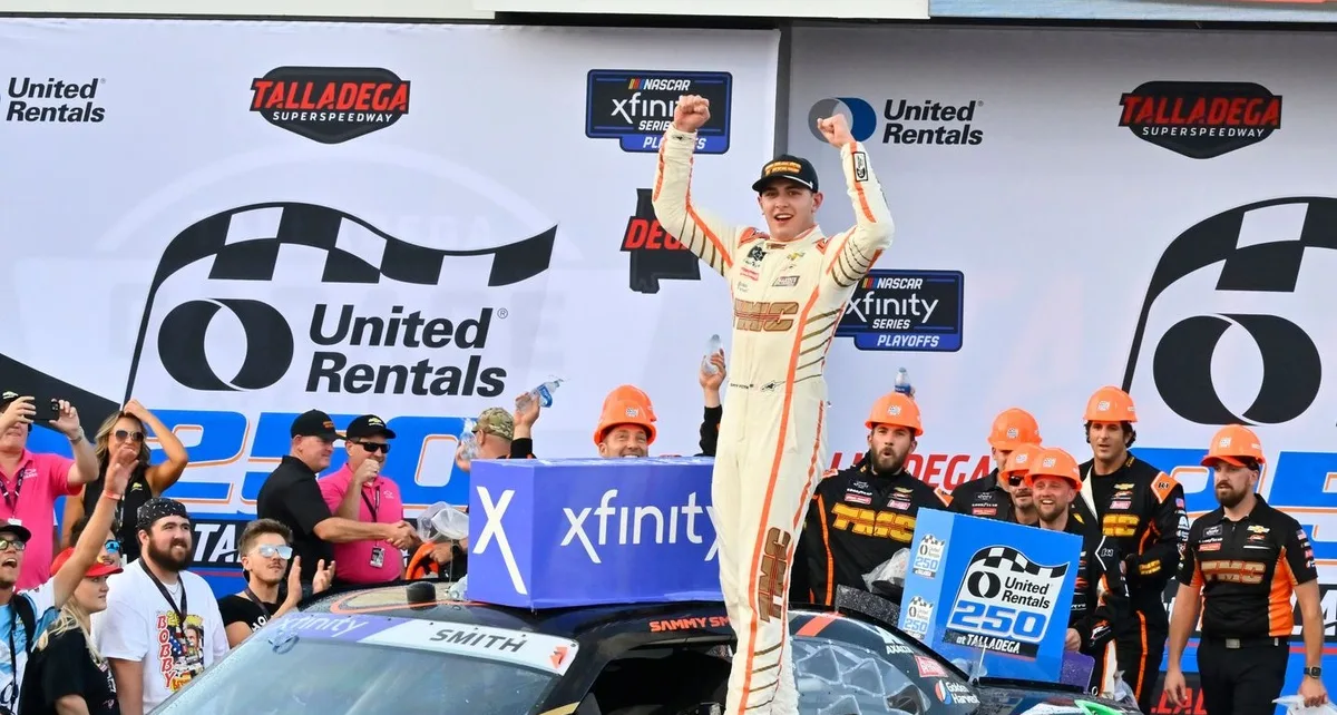 Sammy Smith upsets the playoff picture with Talladega Xfinity win