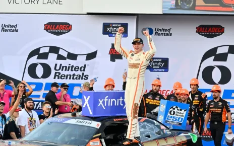 Sammy Smith upsets the playoff picture with Talladega Xfinity win