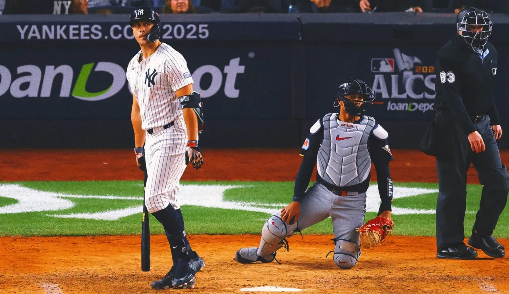 Juan Soto, Giancarlo Stanton HRs lift Yankees, 5-2, over Guardians in ALCS opener