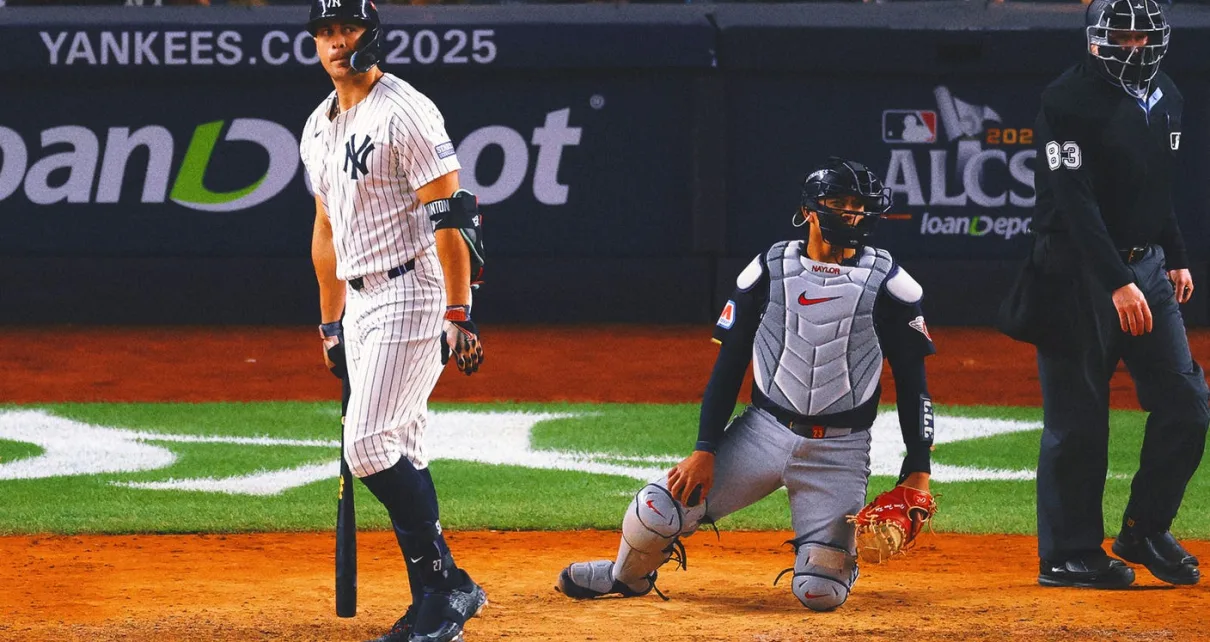 Juan Soto, Giancarlo Stanton HRs lift Yankees, 5-2, over Guardians in ALCS opener